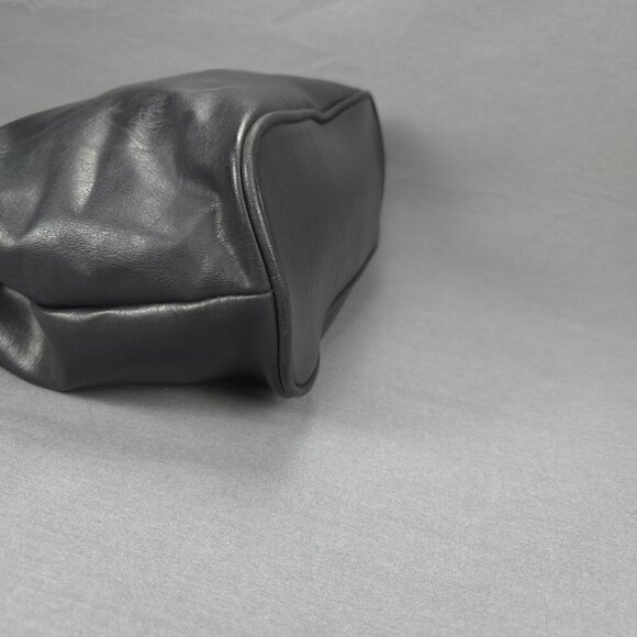 TR Bentley Black Faux Leather Tote Shoulder Bag Zip Pocket - Picture 12 of 16